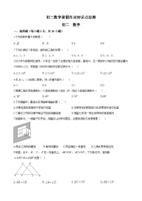 长沙市立信中学2023-2024学年八年级上学期开学考试数学试题（原卷及解析版）