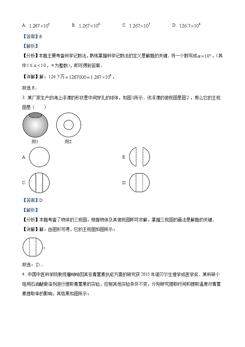2024年山东省潍坊市中考真题数学试题+答案02