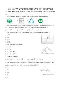2023-2024学年辽宁省丹东市凤城市七年级（下）期末数学试卷（含答案）