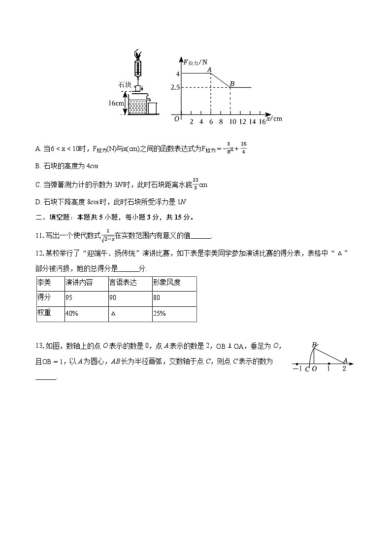 2023-2024学年河南省漯河市临颍县八年级(下)期末数学试卷(含详细答案解析)03