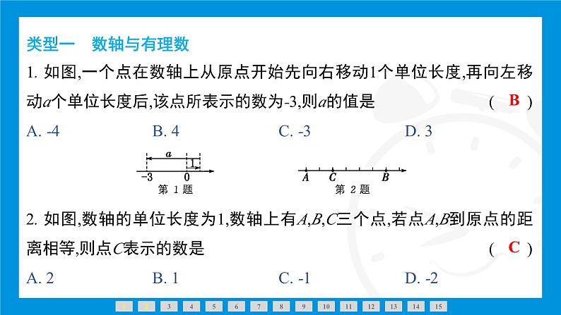 人教版(2024)数学七年级上册第一章 有 理 数练习课件03