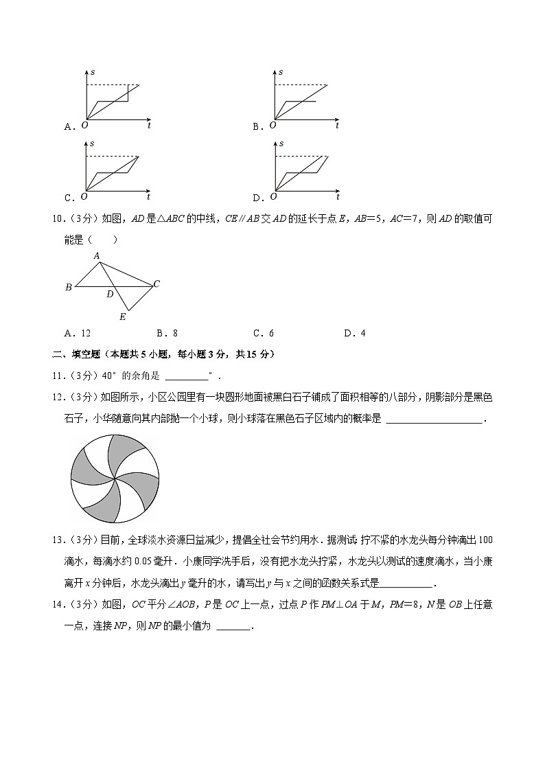 辽宁省沈阳市大东区2023-2024学年七年级下学期期末 数学试卷(含解析)第3页