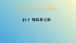 1.1相似多边形（同步课件）-2024-2025学年九年级数学上册教材配套教学课件+同步练习（青岛版）