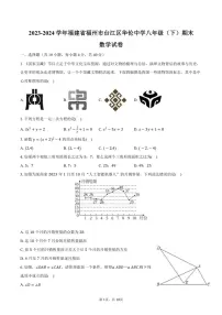 [数学][期末]2023～2024学年福建省福州市台江区华伦中学八年级(下)期末数学试卷(有详解)