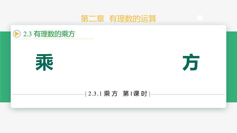 【人教版】七上数学 2.3.1乘方(第1课时乘方运算)(教学课件)01