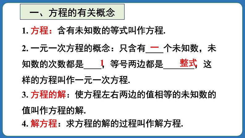 第5章 一元一次方程 章末复习 课件 2024--2025学年人教版七年级数学上册第3页