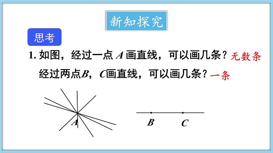 4.2 線段、射線、直線 第2課時 課件-2024-2025學(xué)年滬科版數(shù)學(xué)七年級上冊第3頁