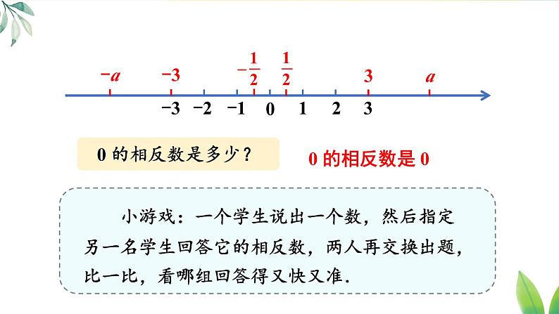 人教版(2024)七年级数学上册课件 1.2.3 相反数07