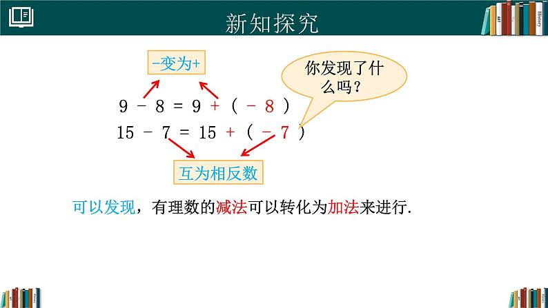 【核心素养】人教版(2024)数学七年级上册 2.1.2有理数的减法(同步课件)第6页