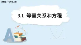 3.1 等量关系和方程  课件 2024-2025学年湘教版七年级数学上册