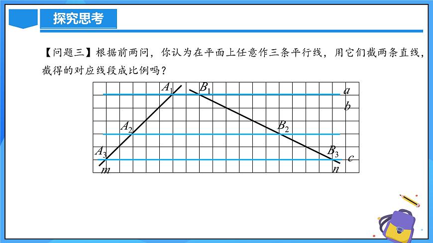 北師大版數(shù)學九年級上冊 4.2 平行線分線段成比例 課件第7頁