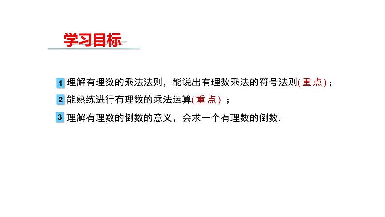 2.2.1 有理数的乘法 第1课时 人教版数学七年级上册课件第2页