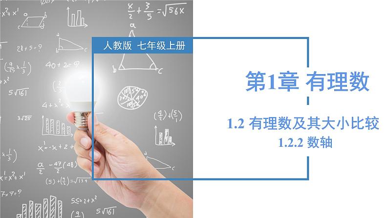 【核心素养】人教版数学七年级上册 1.2.2 数轴(教学课件)第1页
