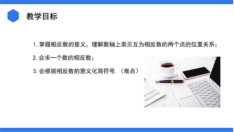 七年级上册数学湘教版(2024)1.2.2 相反数 课件第2页