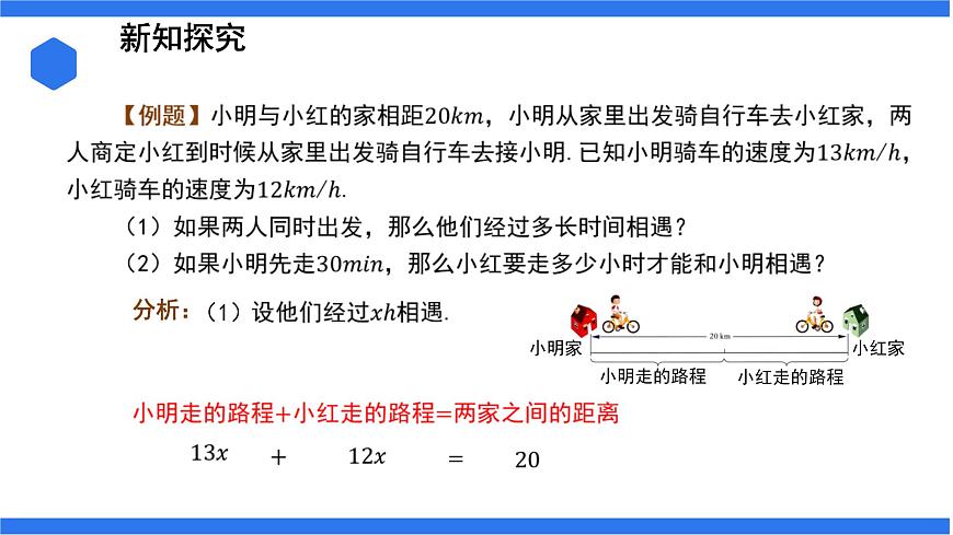 3.4.1 列一元一次方程解決行程問(wèn)題+3.4.2 列一元一次方程解決配套問(wèn)題和工程問(wèn)題 課件第6頁(yè)