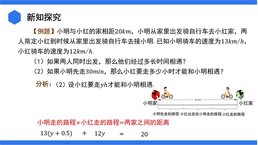 3.4.1 列一元一次方程解決行程問(wèn)題+3.4.2 列一元一次方程解決配套問(wèn)題和工程問(wèn)題 課件第8頁(yè)