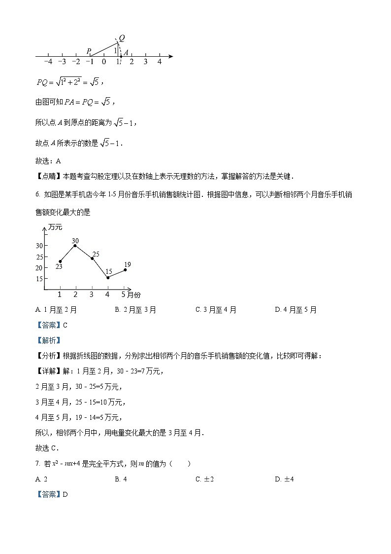 河南省南阳市南召县2023-2024学年八年级下学期开学数学试题(解析版)第3页