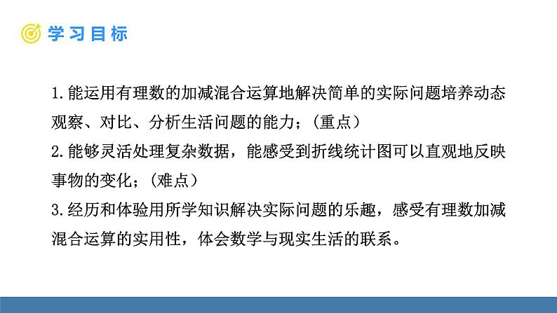 北师大版(2024)数学七年级上册课件 2.2 有理数的加减运算 第5课时 有理数的加减混合运算的实际应用02