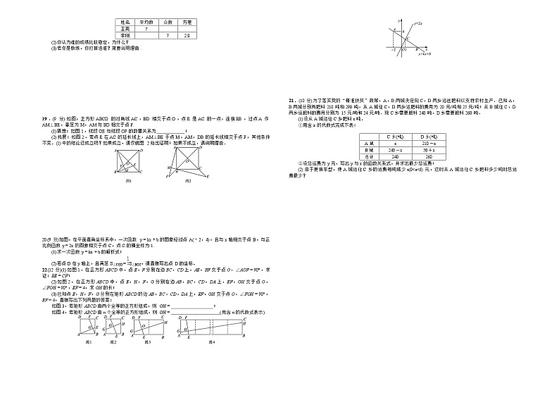 河南省信阳市淮滨县城关中学2024-2025学年上学期学生入班学情调研测试九年级数学试卷第2页