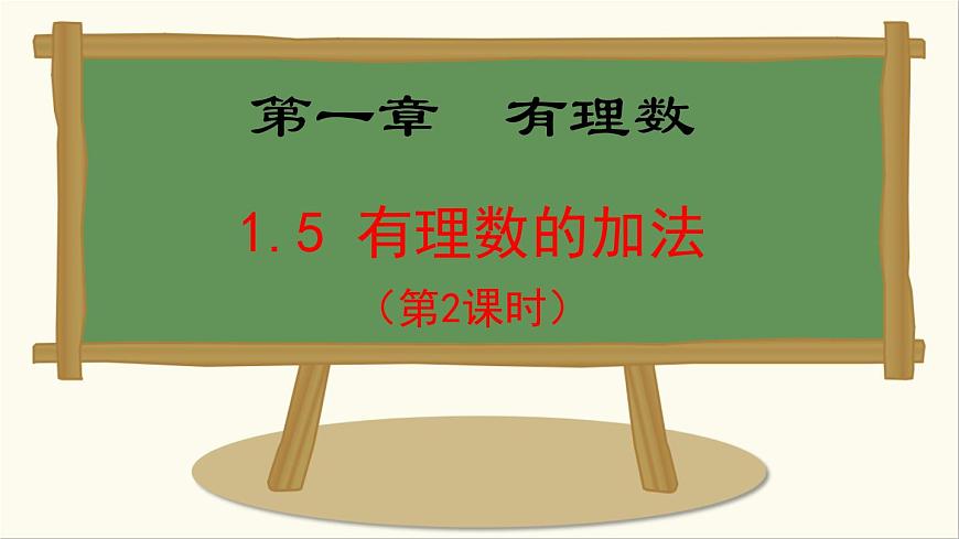 七年級數(shù)學冀教版（2024）上冊課件  1.5.2  有理數(shù)的加法運算律第1頁