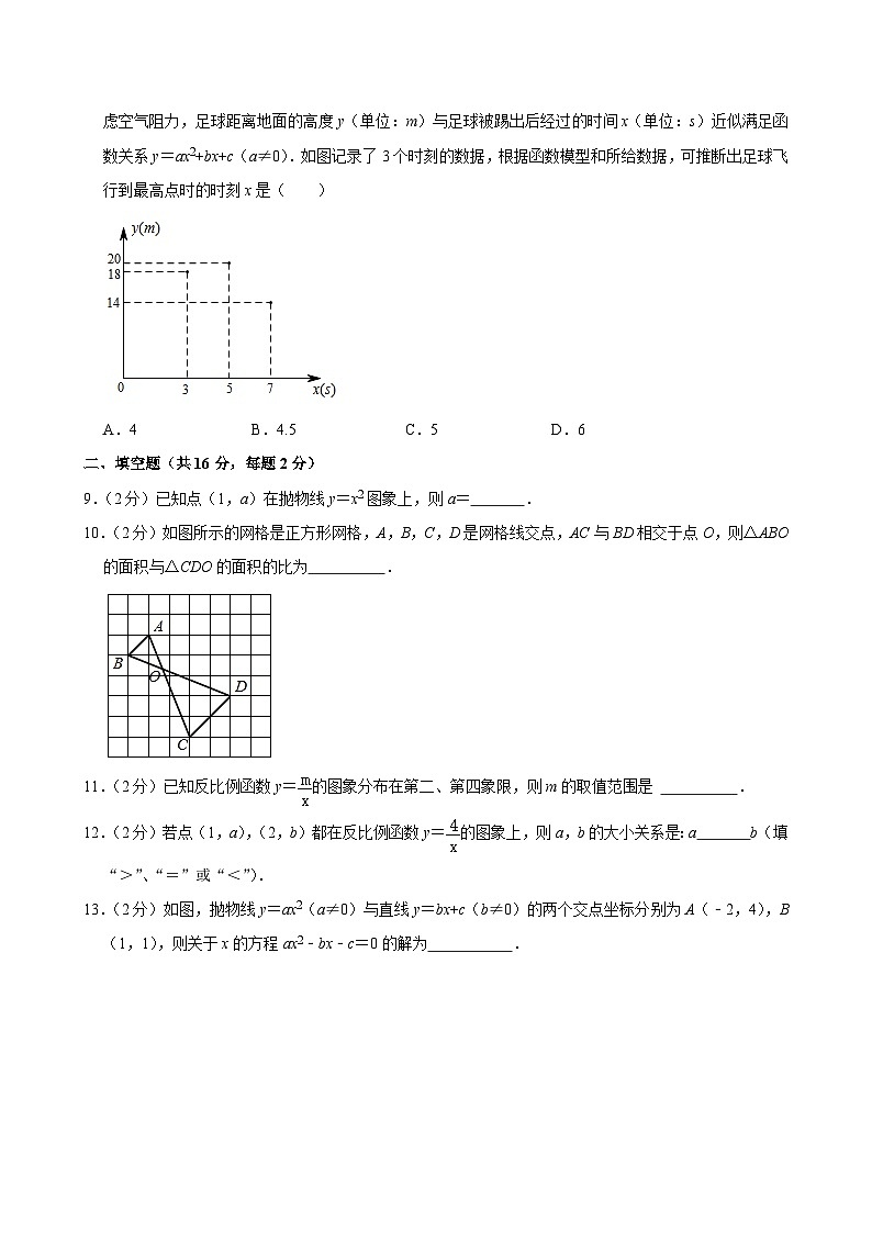 2023-2024学年北京市石景山区古城中学九年级(上)期中数学试卷【含解析】02