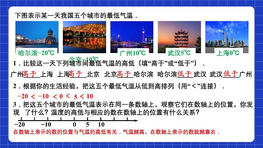 浙教版數(shù)學(xué)七上1.4《有理數(shù)的大小比較》課件第3頁(yè)