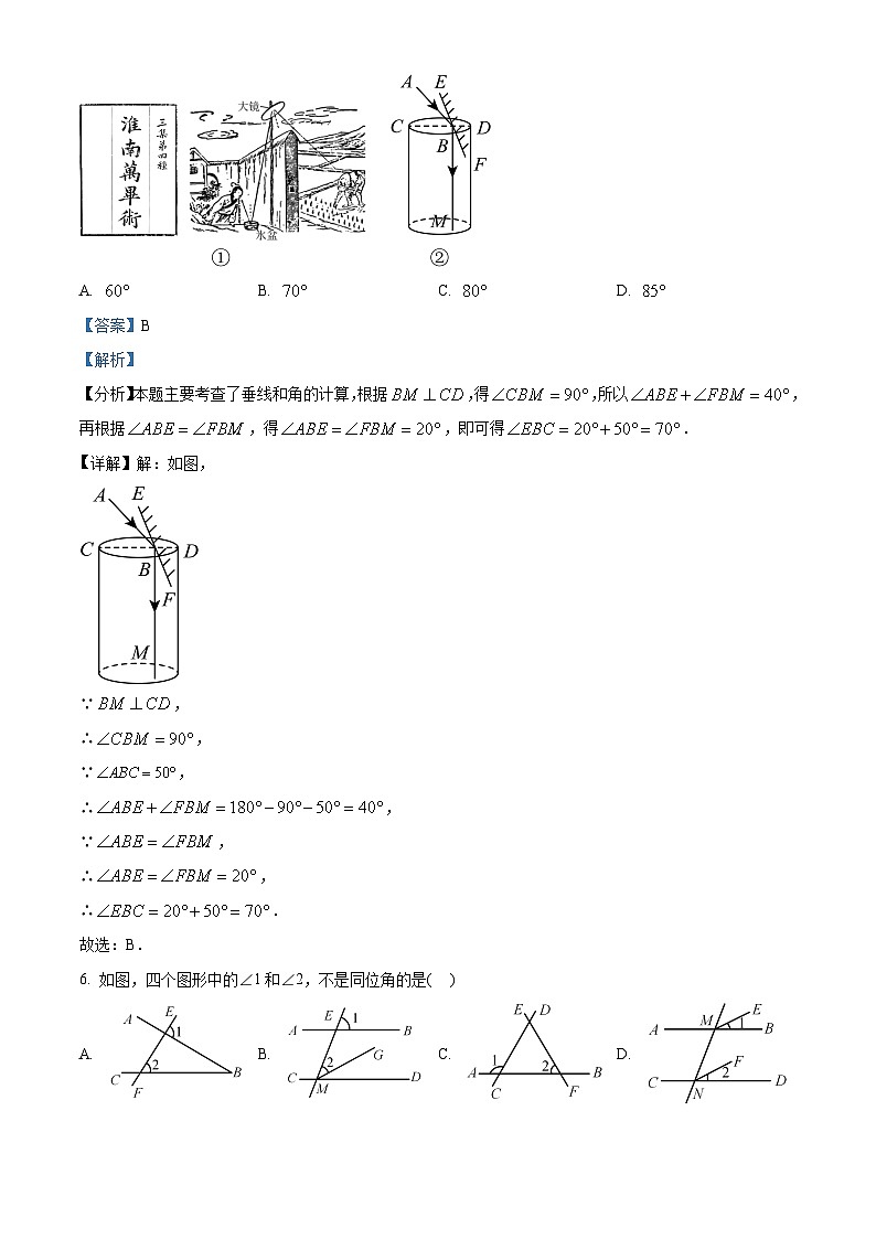 河南省信阳市新县2023-2024学年七年级下学期期末数学试题(解析版)第3页