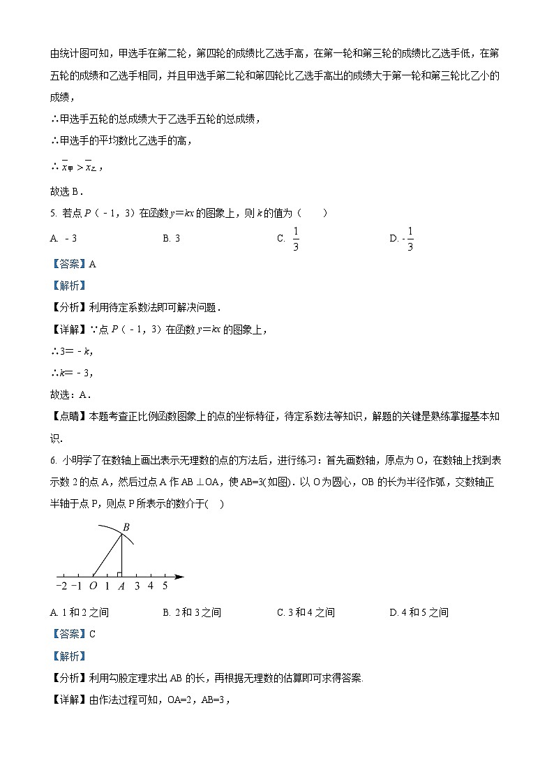 河南省信陽市新縣2023-2024學年八年級下學期期末數(shù)學試題（解析版）第3頁
