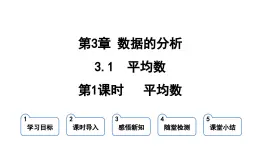 3.1 平均数  课件 鲁教版数学八年级上册