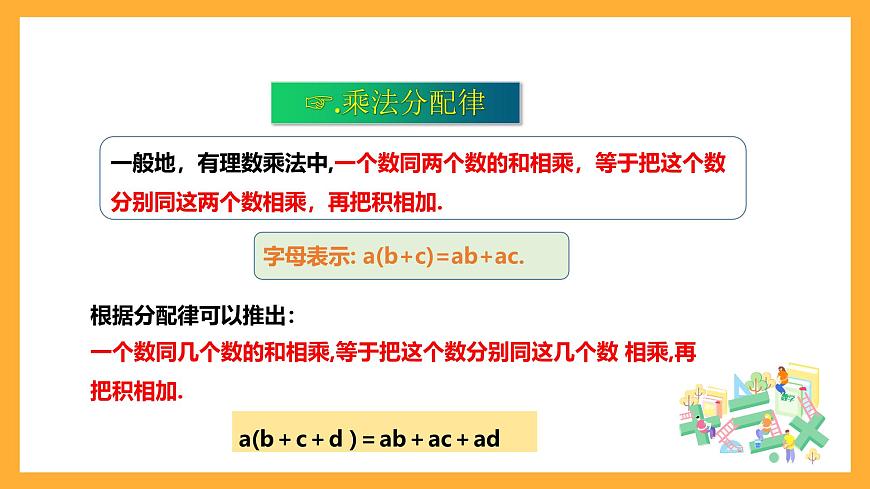 華師大版數(shù)學(xué)七上 2.9.2.2《有理數(shù)乘法的運算律》課件第5頁
