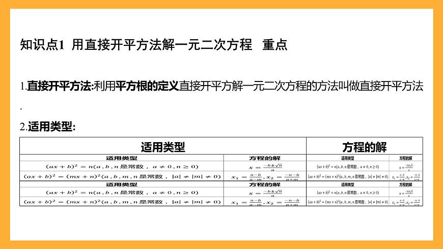 華師大版數學九上 22.2《一元二次方程的解法》課件第3頁