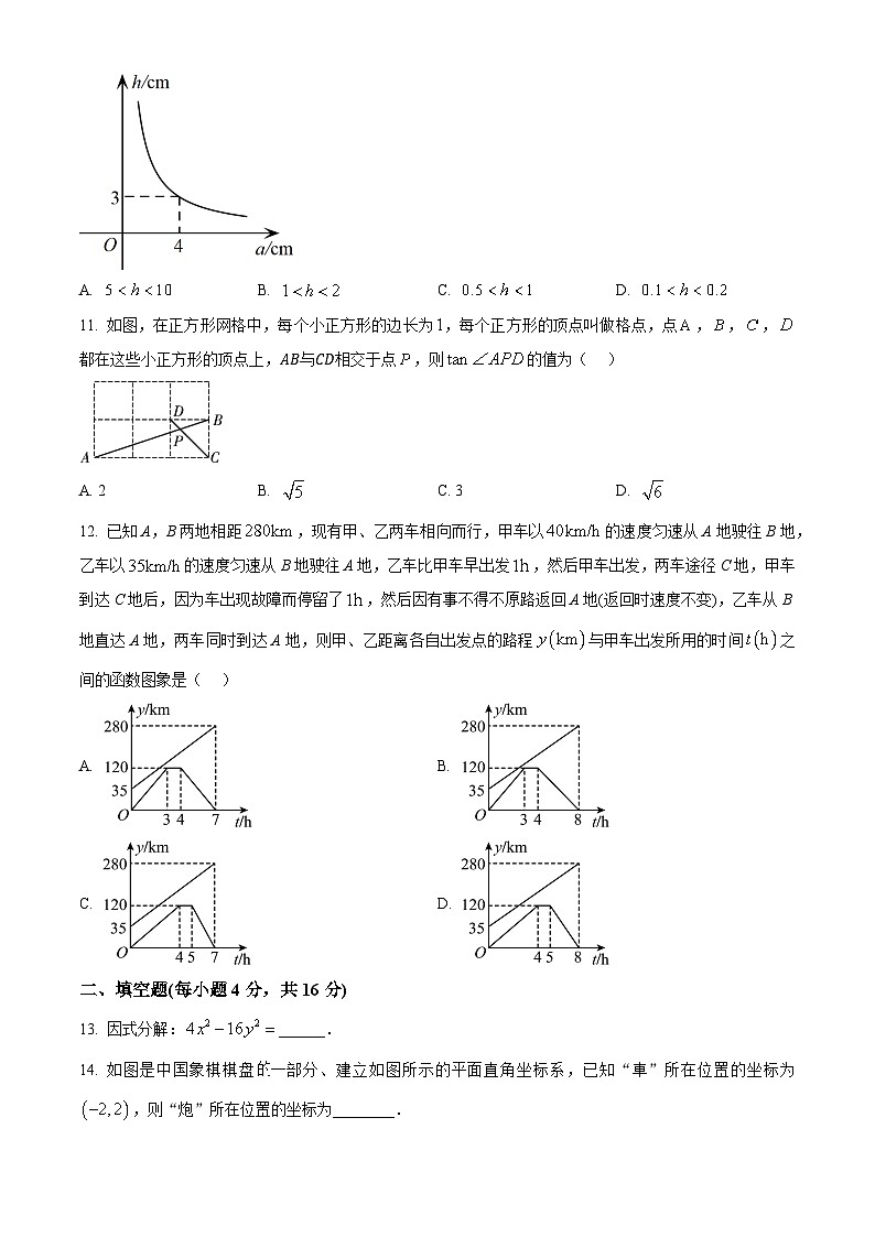 2024年贵州省贵阳市花溪区高坡民族中学中考二模数学试题(原卷版)03