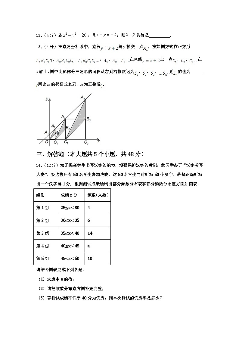 2024-2025学年福建省泉州市晋江市泉州五中学桥南校区九上数学开学综合测试试题【含答案】第3页