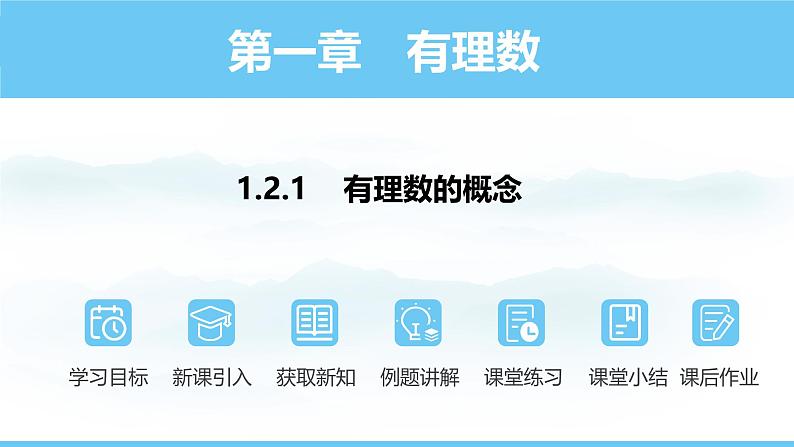 数学人教版(2024)七年级上册课件 1.2.1有理数的概念第1页