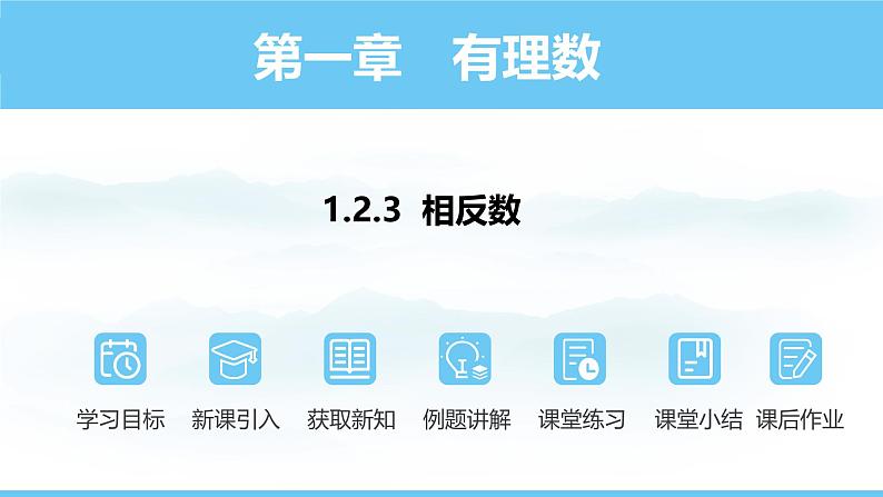 数学人教版(2024)七年级上册课件 1.2.3相反数01
