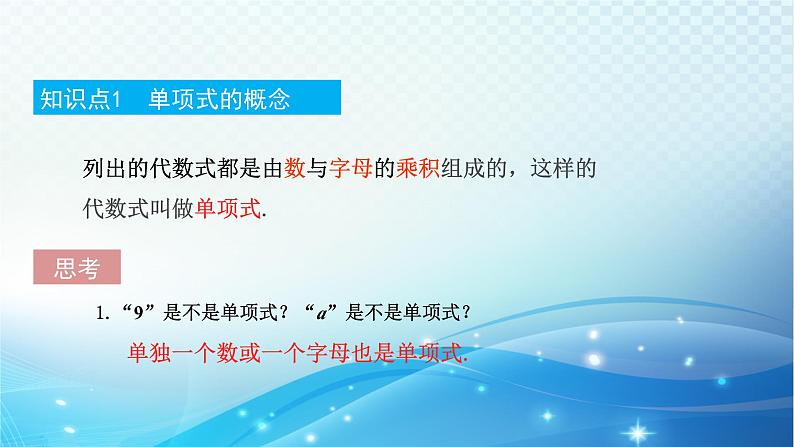 2.3.1 单项式 华东师大版(2024)数学七年级上册课件第6页