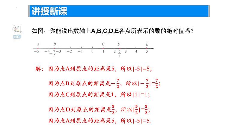 2.3绝对值与相反数 绝对值课件2024-2025学年苏科版数学七年级上册06