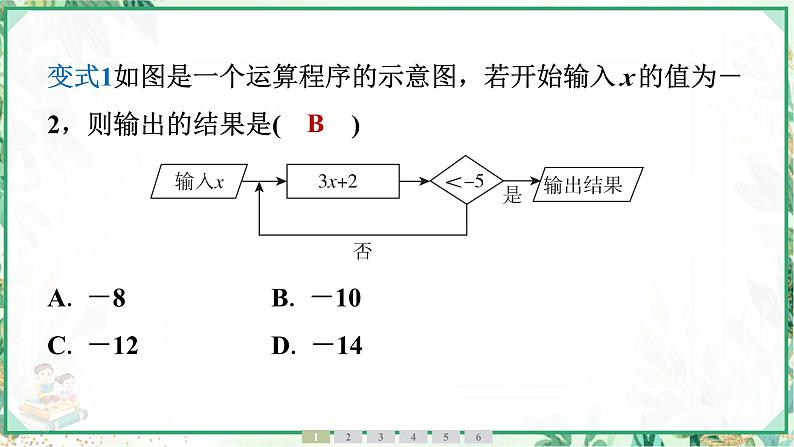 人教版2024-2025学年七年级数学上册3.2 第1课时 求代数式的值(学案课件)第5页