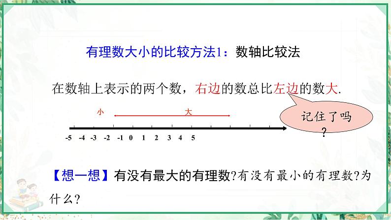 人教版2024-2025学年七年级数学上册1.2.5 有理数的大小比较(课件)07
