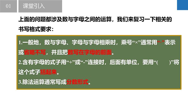 3.2.1代数式——代数式的概念、代数式的值(同步课件) 七年级数学上册同步堂(苏科版2024)第6页