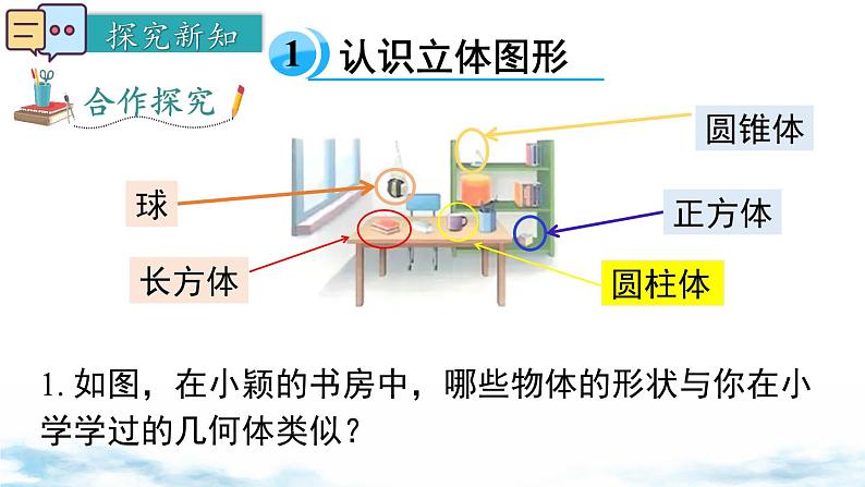 北师大版(2024)数学七年级上册 同步备课1.1 .1认识几何体 课件04