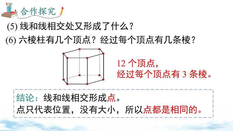 北师大版(2024)数学七年级上册 同步备课1.1.2点、线、面、体 课件06