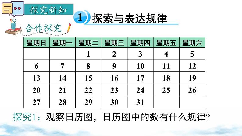 北师大版(2024)数学七年级上册 同步备课3.3 探索与表达规律 课件第4页