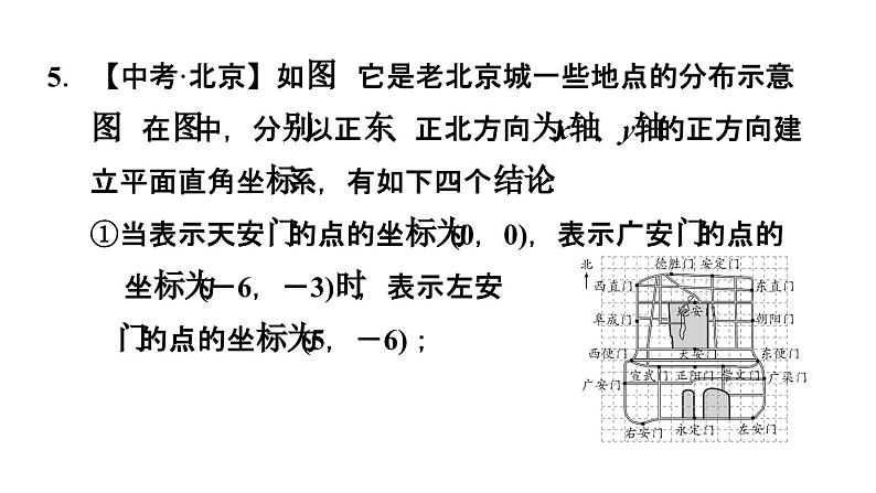 第3章 位置与坐标-全章热门考点整合专训 北师大版数学八年级上册作业课件第8页