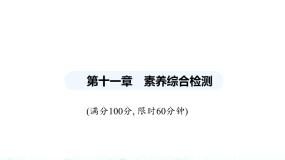 人教版八年级数学上册第十一章三角形素养综合检测课件