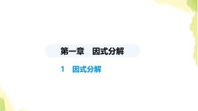 鲁教版（五四学制）（2024）八年级上册1 因式分解评课课件ppt