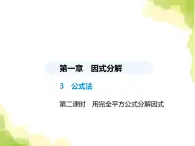 鲁教版八年级数学上册第一章因式分解3第二课时用完全平方公式分解因式课件