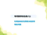 鲁教版八年级数学上册专项素养综合练(七)利用旋转的性质解决线段和角的问题(1)课件