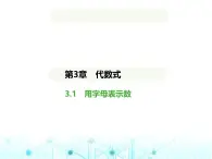 青岛版七年级数学上册第3章代数式3.1用字母表示数课件