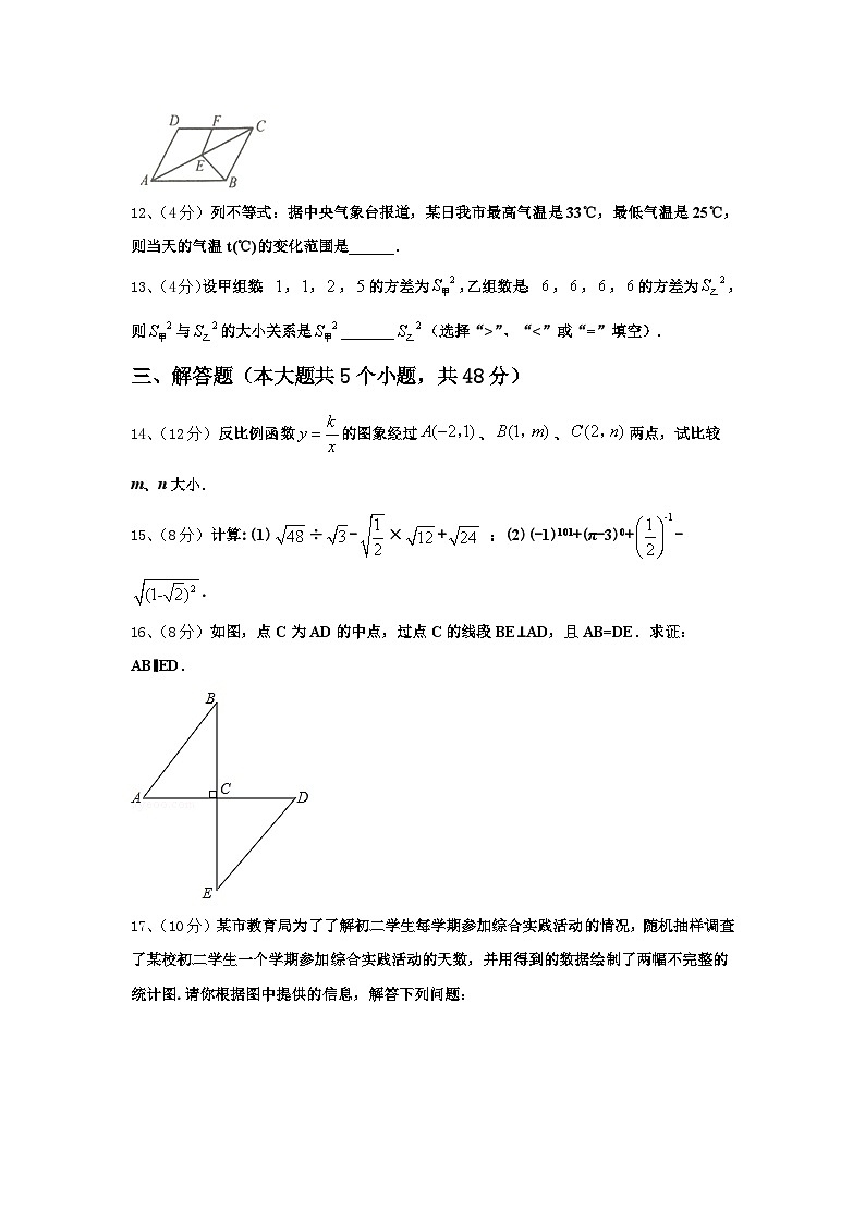 2024-2025学年湖北省武汉东湖高新区数学九年级第一学期开学学业质量监测试题【含答案】03